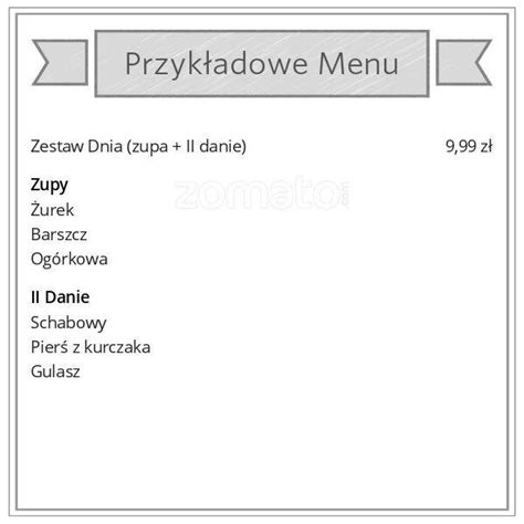 Menu at Bar Mleczny Gruba Kaśka, Legionowo,。